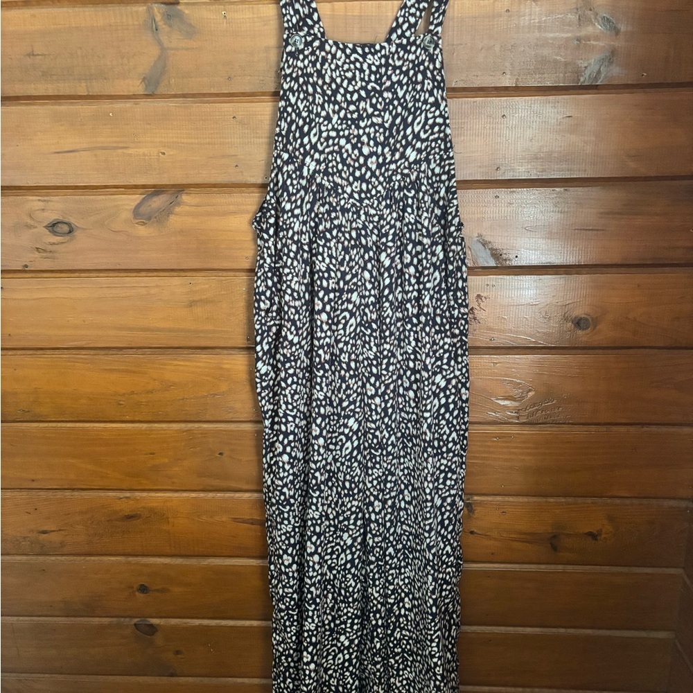 Kori Black and White Patterned Jumpsuit